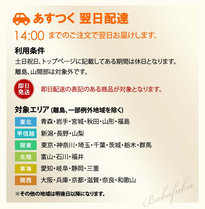 あすつく即日配送で安心 あすつく即日配送で安心