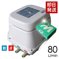 日東工器(クボタ)LAG-80E(左)/消臭剤付き